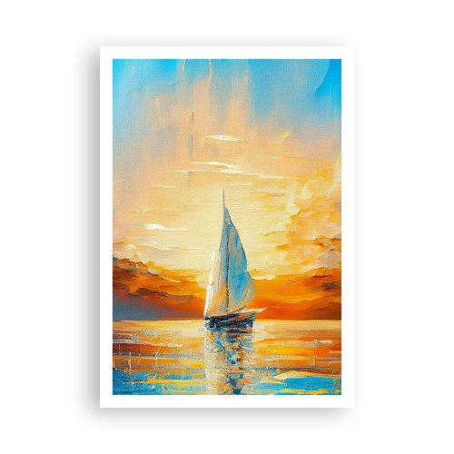 Poster - Navigare prin aur - 70x100 cm