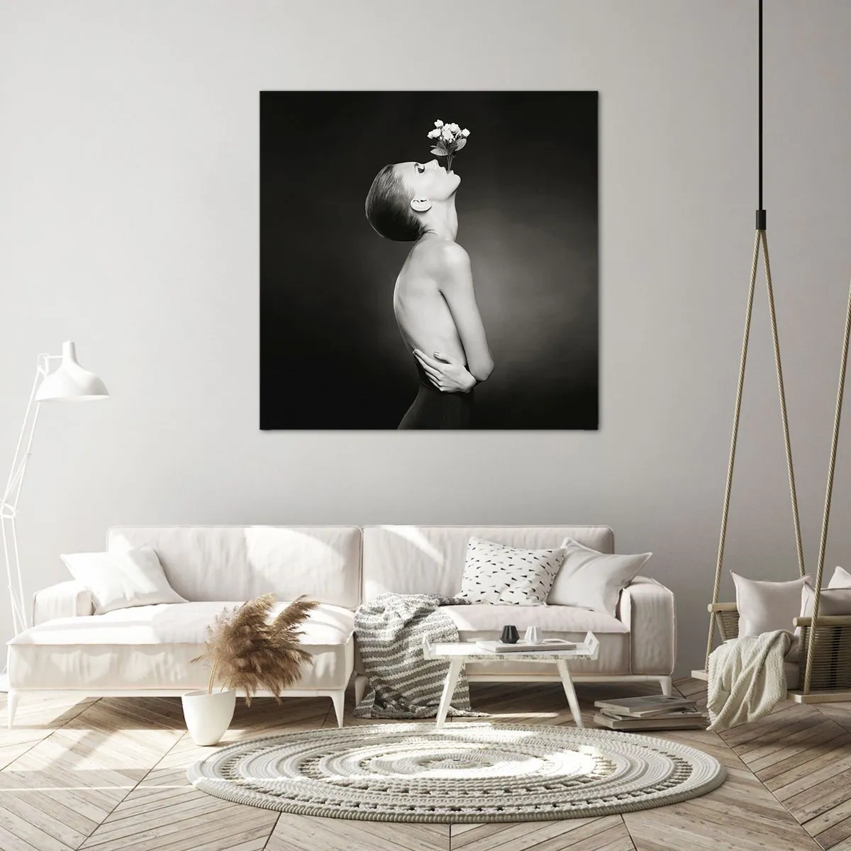 Tablou pe pânză - Eleganță excentrică - 50x50 cm