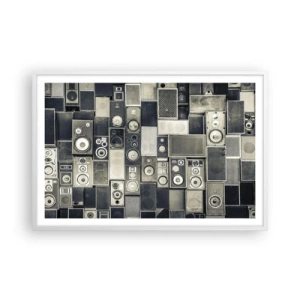 Poster în ramă albă - Și totul este în regulă - 91x61 cm