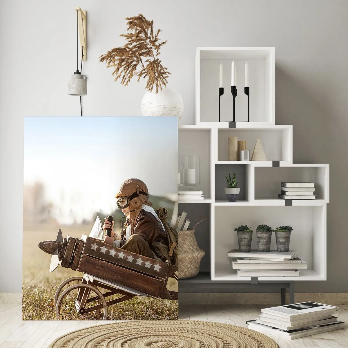 Tablou pe sticlă - Porniți spre vis - 80x120 cm