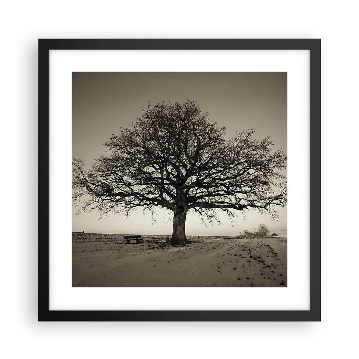 Poster în ramă neagră - De aici până în veșnicie - 40x40 cm