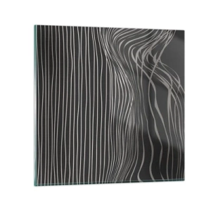 Tablou pe sticlă - Ritm și accent - 30x30 cm