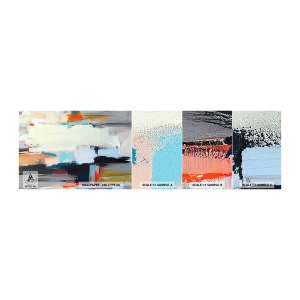 Mostră tapet autocolant Deluxe Sticker - Există o metodă? - Modern, Vopsele, Minimalist - 100x30 cm