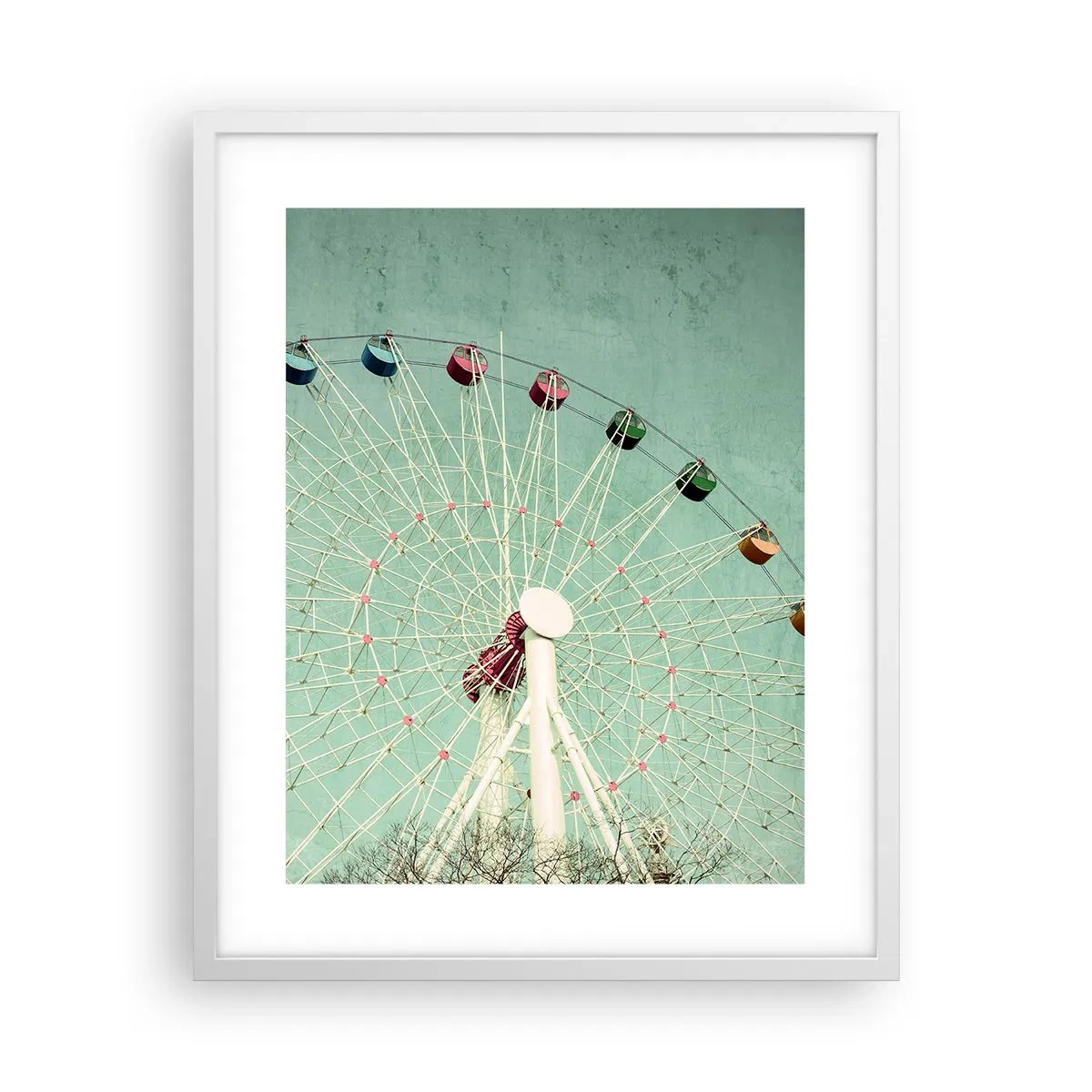 Poster în ramă albă - Poftim la joacă - 40x50 cm