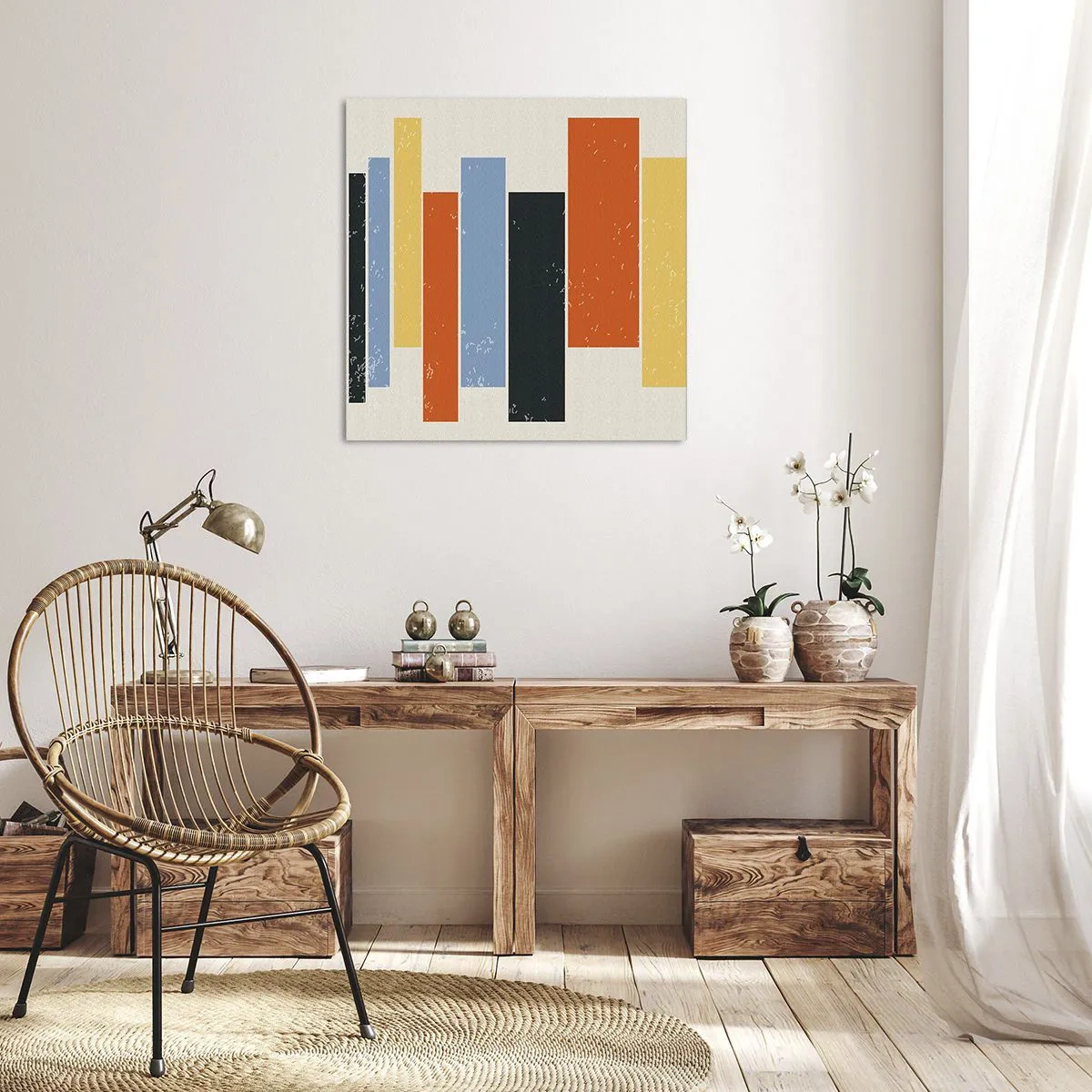 Tablou pe pânză - Înregistrare muzicală - 30x30 cm