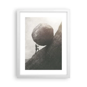 Poster în ramă albă - Cred, în ciuda așteptărilor - 30x40 cm