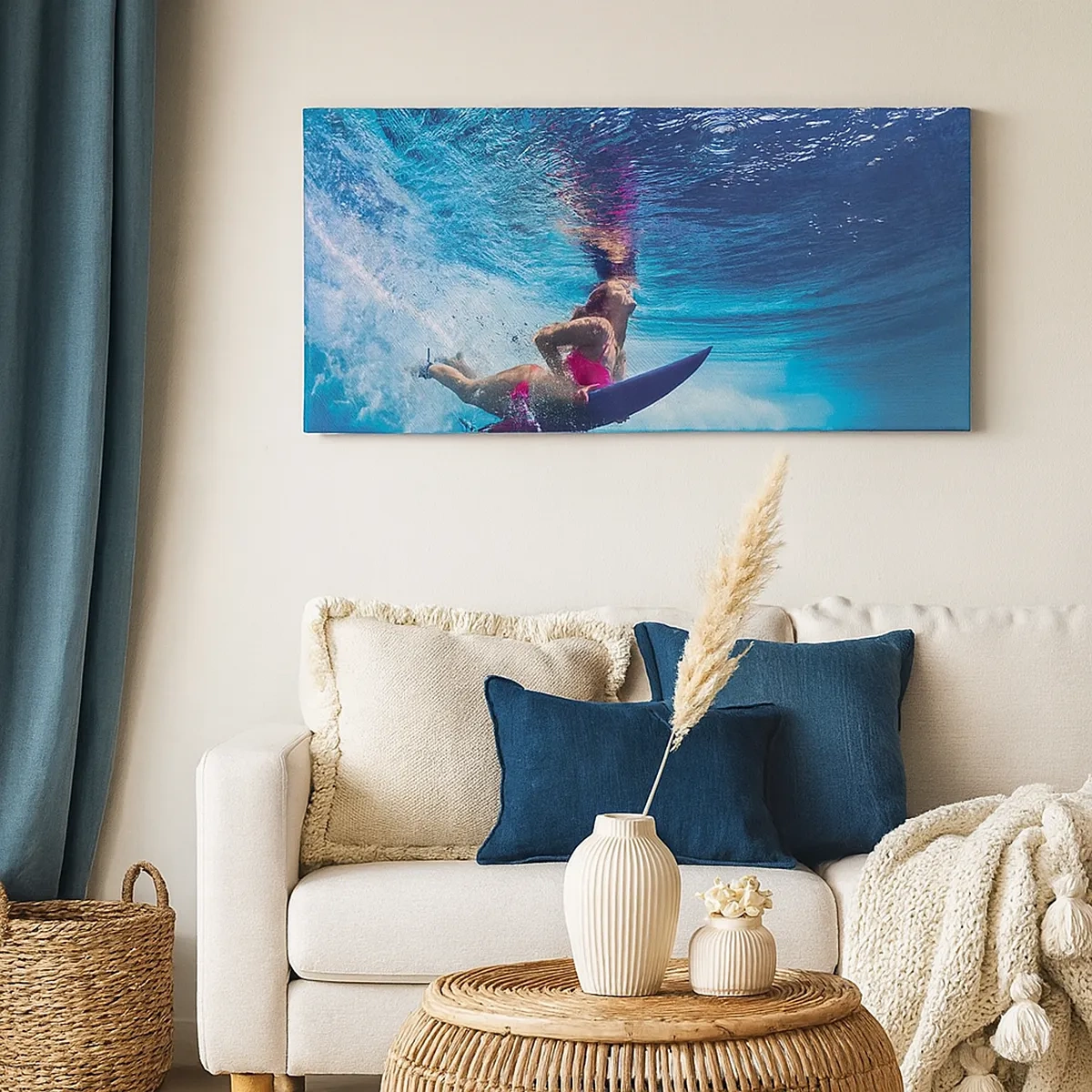 Tablou pe pânză - Profunzimea bucuriei - 30x30 cm