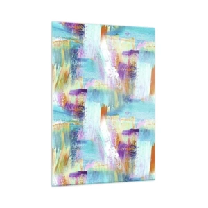 Tablou pe sticlă - Mâzgălire veselă - 50x70 cm