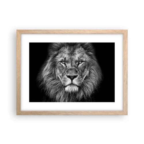 Poster în ramă de stejar deschis - În ținuta de încoronare - 40x30 cm