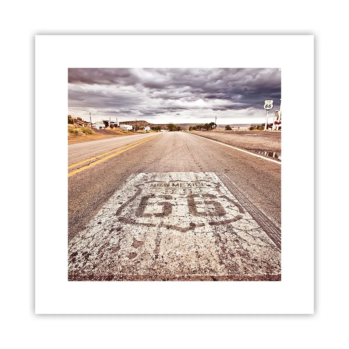 Poster - Mother Road - o legendă americană - 30x30 cm