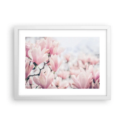 Poster în ramă albă - Idealul de subtilitate - 40x30 cm