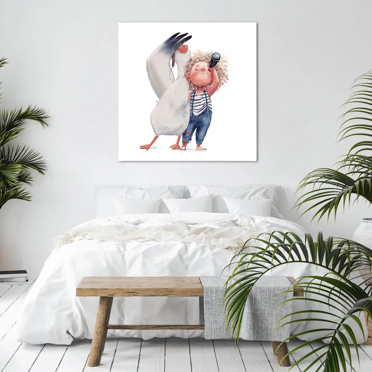 Tablou pe pânză - Un plan pentru o călătorie minunată - 40x40 cm