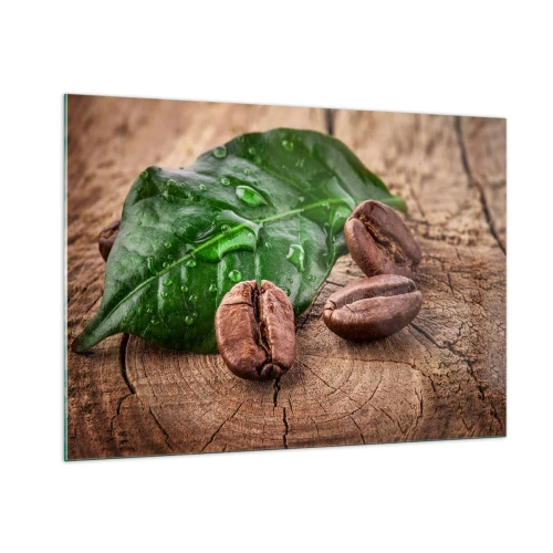 Tablou pe sticlă - Cea mai adevărată și închisă la culoare - 100x70 cm