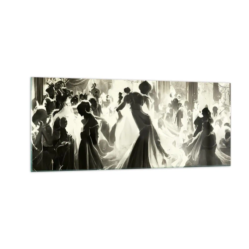 Tablou pe sticlă - Marea mascaradă - 100x40 cm