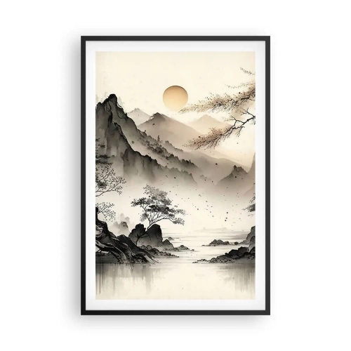 Poster în ramă neagră - Farmecul unic al Orientului - 61x91 cm