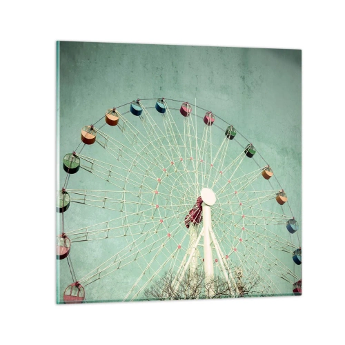 Tablou pe sticlă - Poftim la joacă - 60x60 cm