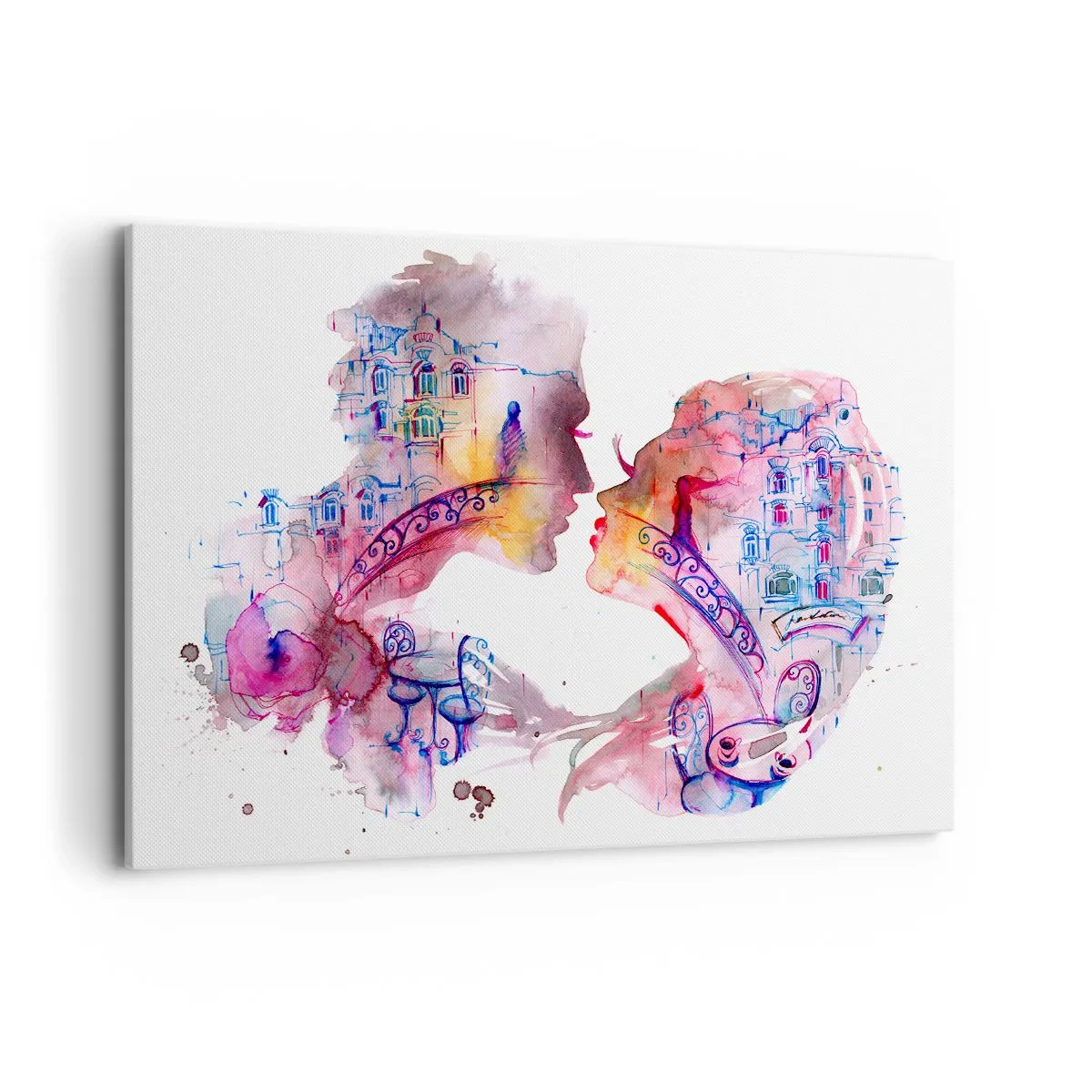 Tablou pe pânză - Podul secret al suspinelor - 120x80 cm