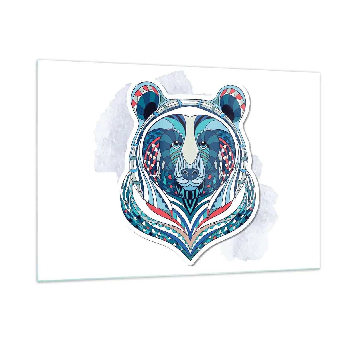 Tablou pe sticlă - Trăiască Groenlanda! - 120x80 cm