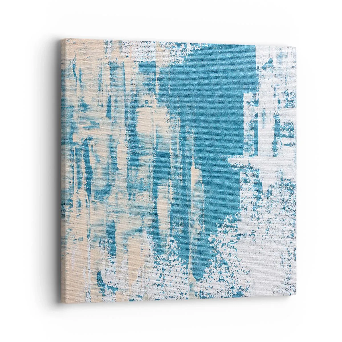 Tablou pe pânză - Prin ţurţur de gheață - 40x40 cm