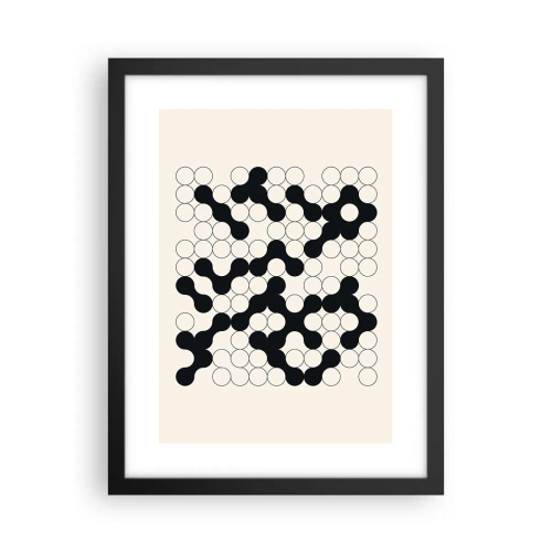 Poster în ramă neagră - Joc chinezesc - o variație - 30x40 cm