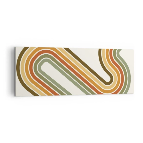 Tablou pe pânză - Cu zigzag până la destinație - 140x50 cm