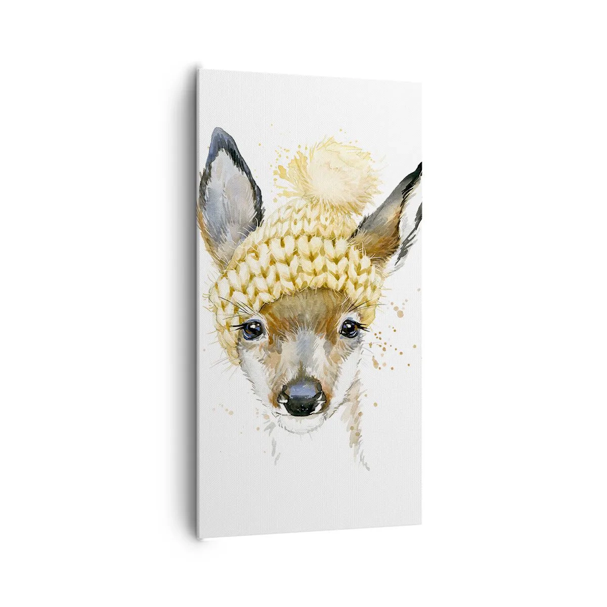 Tablou pe pânză - Pentru iarnă într-o pădure înzăpezită - 65x120 cm