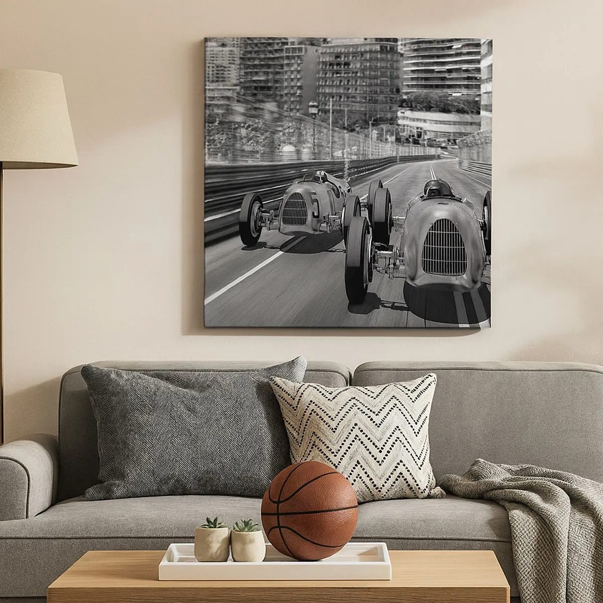 Tablou pe pânză - A fost odată ca niciodată în Monte Carlo - 30x30 cm