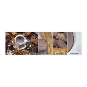 Mostră tapet Premium Canvas - De la fabrica de ciocolată de basm - Gastronomie, Ciocolată, Cafea - 100x30 cm