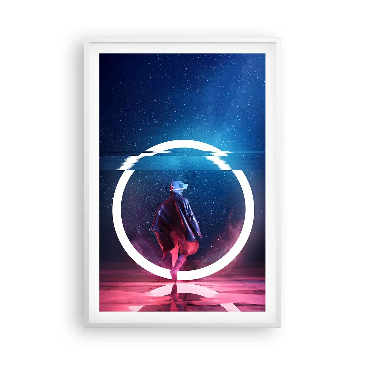 Poster în ramă albă - Între lumi - 61x91 cm