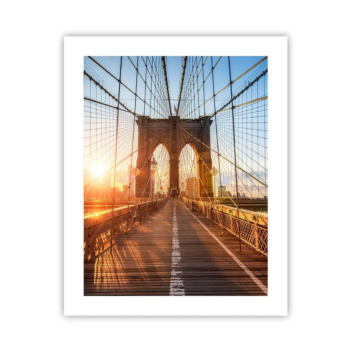 Poster - Pe podul de aur - 40x50 cm
