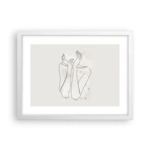 Poster în ramă albă - Un moment pentru vis - 40x30 cm