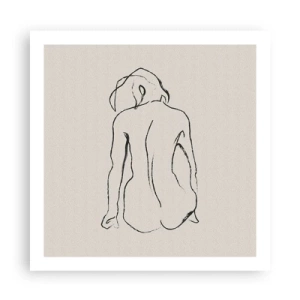 Poster - Nud de fată - 60x60 cm