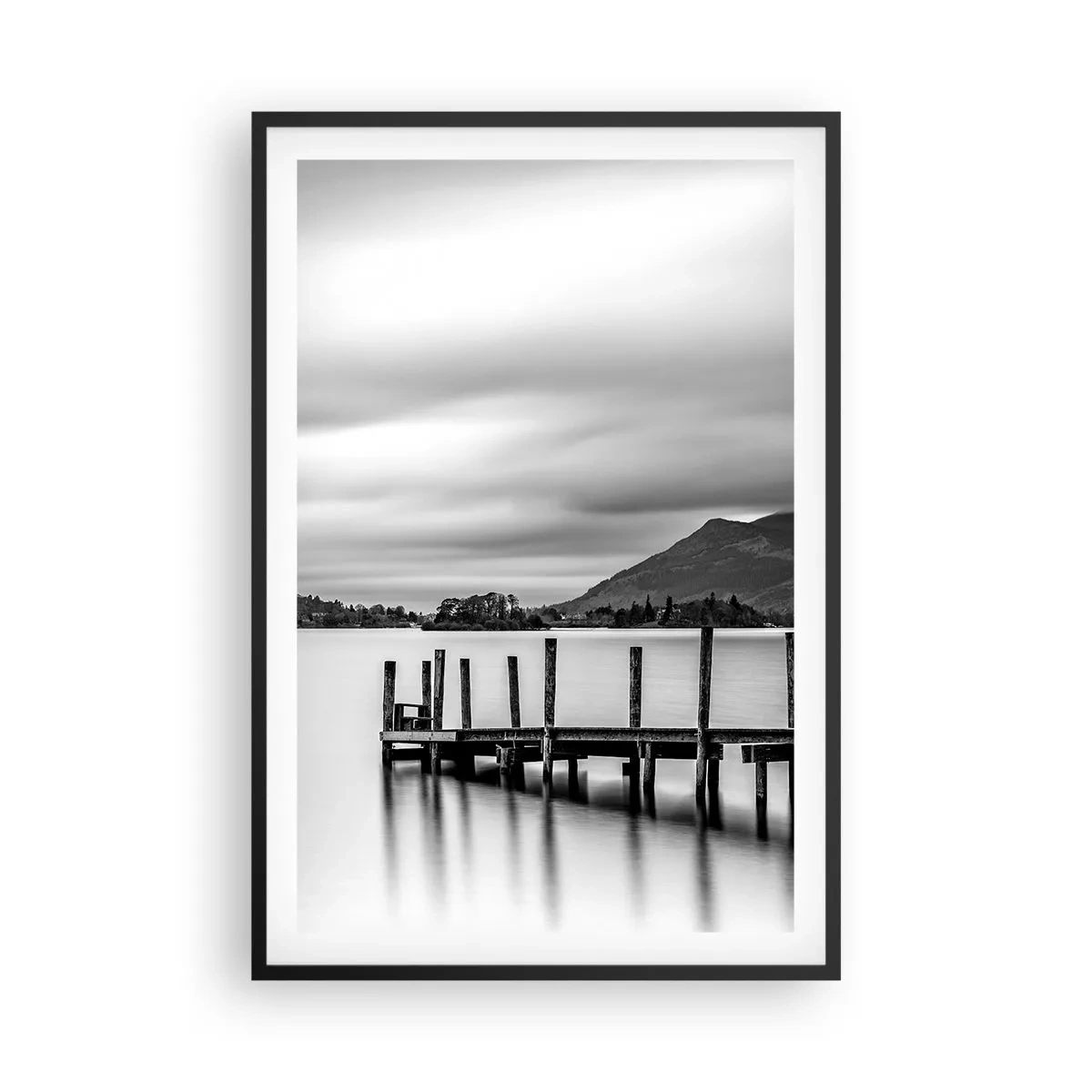 Poster în ramă neagră - Blândețe și putere - 61x91 cm