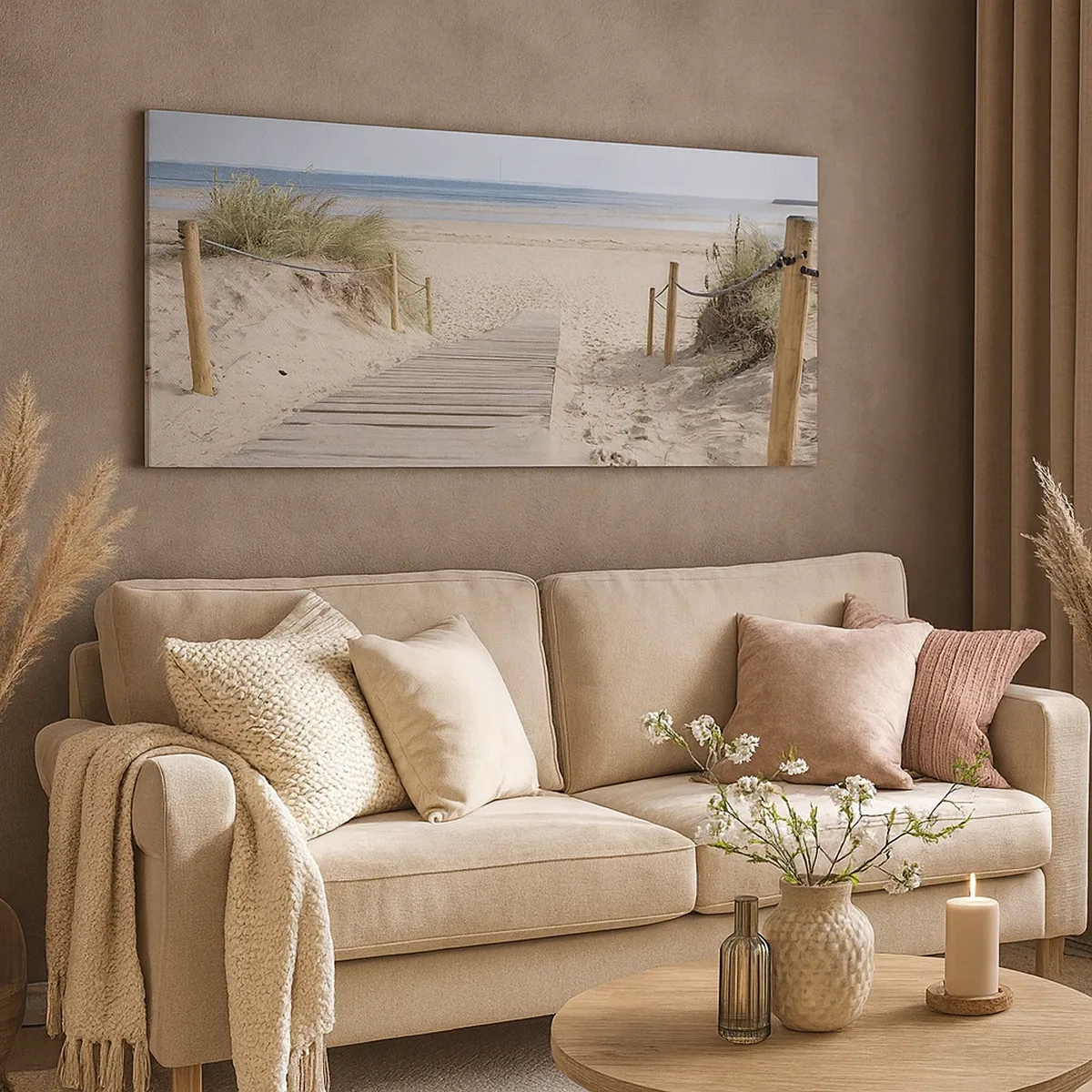 Tablou pe pânză - Dincolo de orizont - 30x30 cm