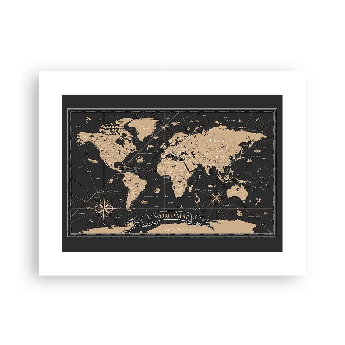 Poster - Limitele lumii mele - 40x30 cm
