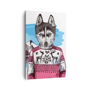 Tablou pe pânză - Lupul în lâna de oaie - 80x120 cm