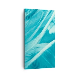 Tablou pe pânză - Înecându-se în puf - 45x80 cm