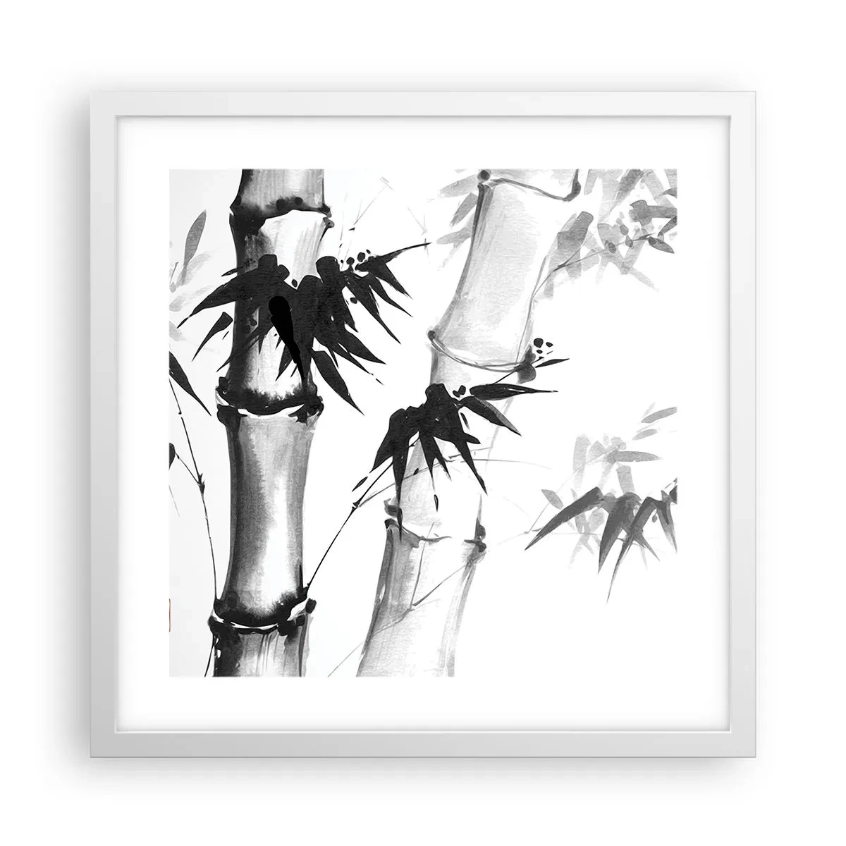 Poster în ramă albă - Primul-plan al Orientului - 40x40 cm