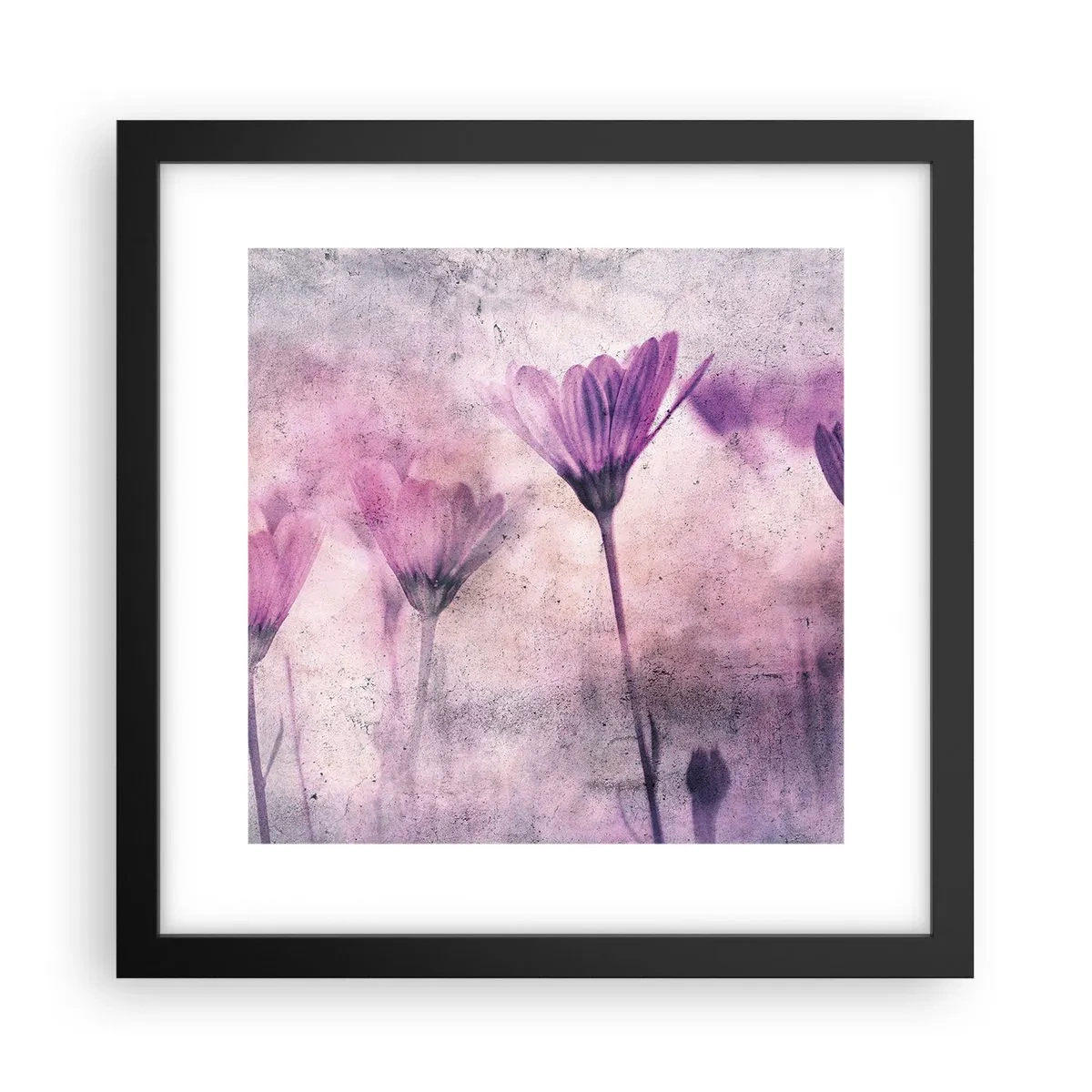 Poster în ramă neagră - Un vis de flori - 30x30 cm
