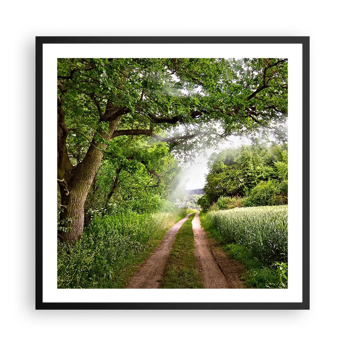 Poster în ramă neagră - Et in Arcadia ego - 60x60 cm