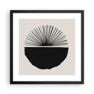 Poster în ramă neagră - Gama de posibilități - 40x40 cm