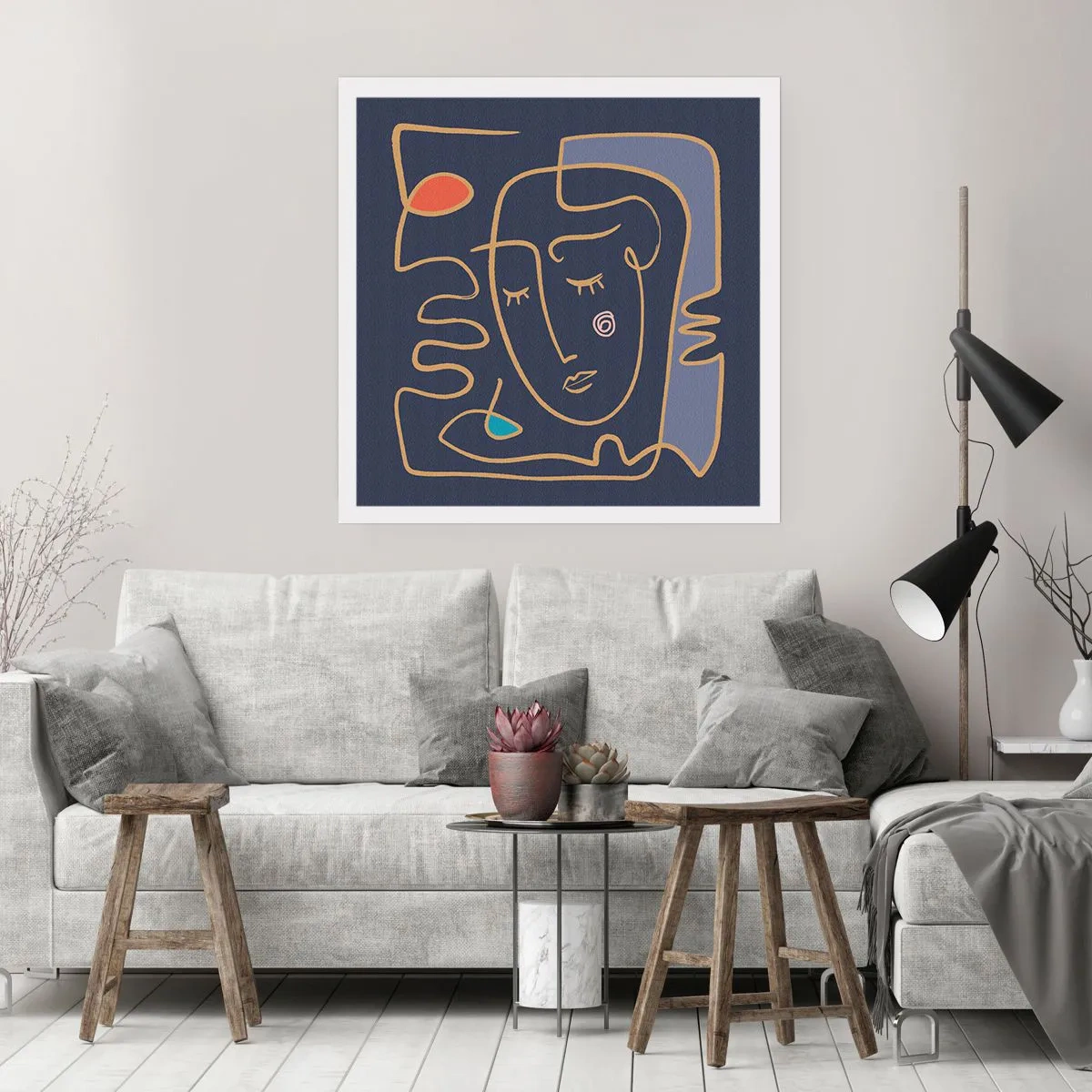 Poster - În reverie - 40x40 cm