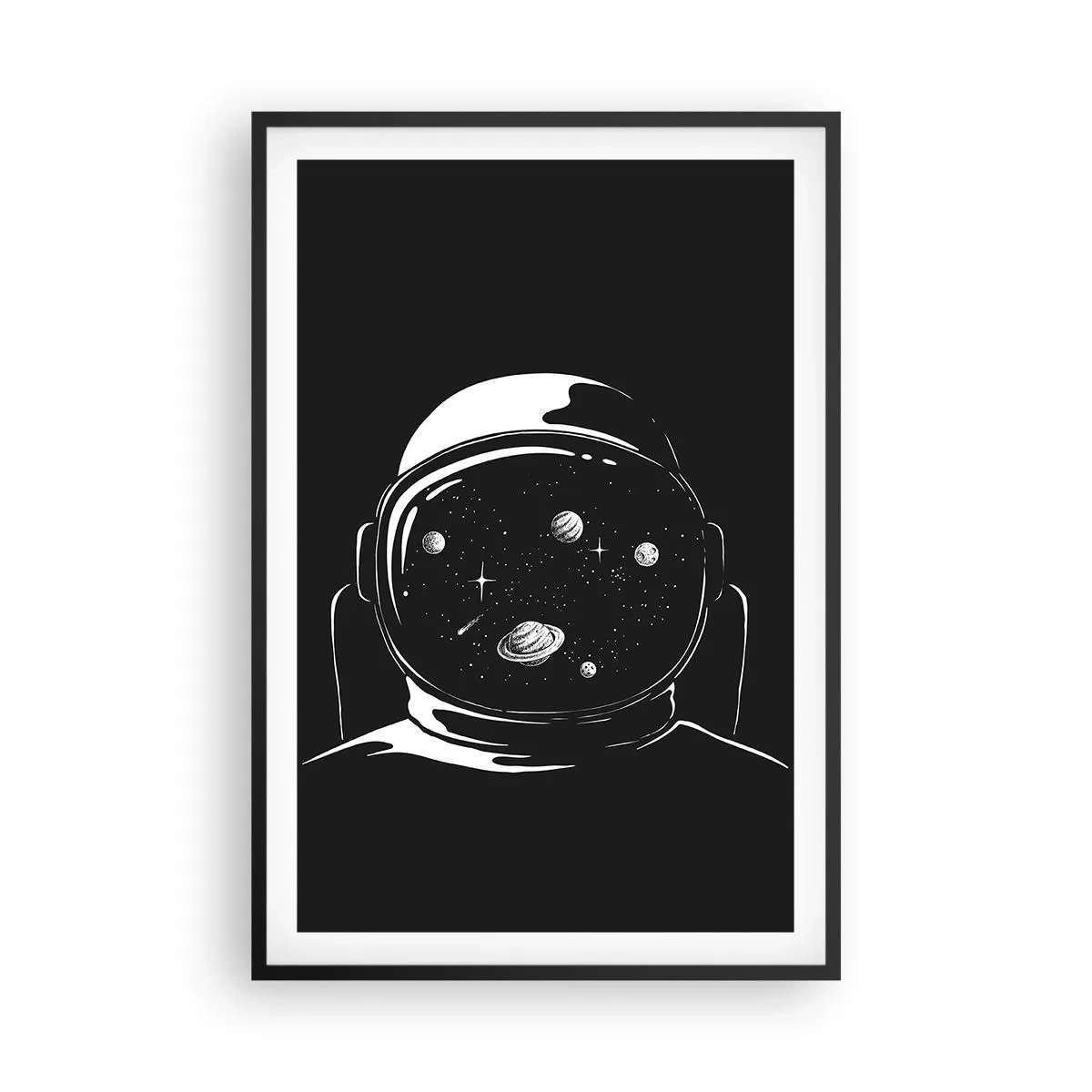 Poster în ramă neagră - Mișto priveliște - 61x91 cm