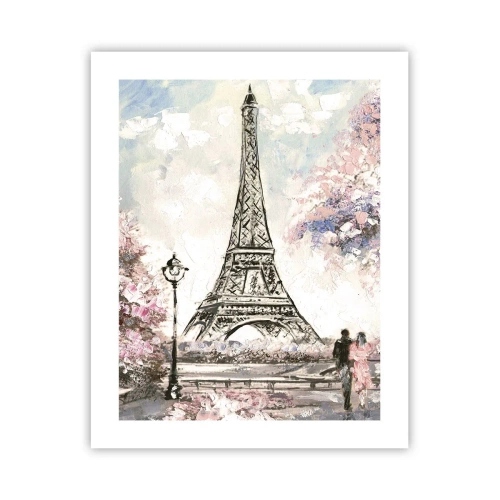Poster - Plimbare în aprilie la Paris - 40x50 cm