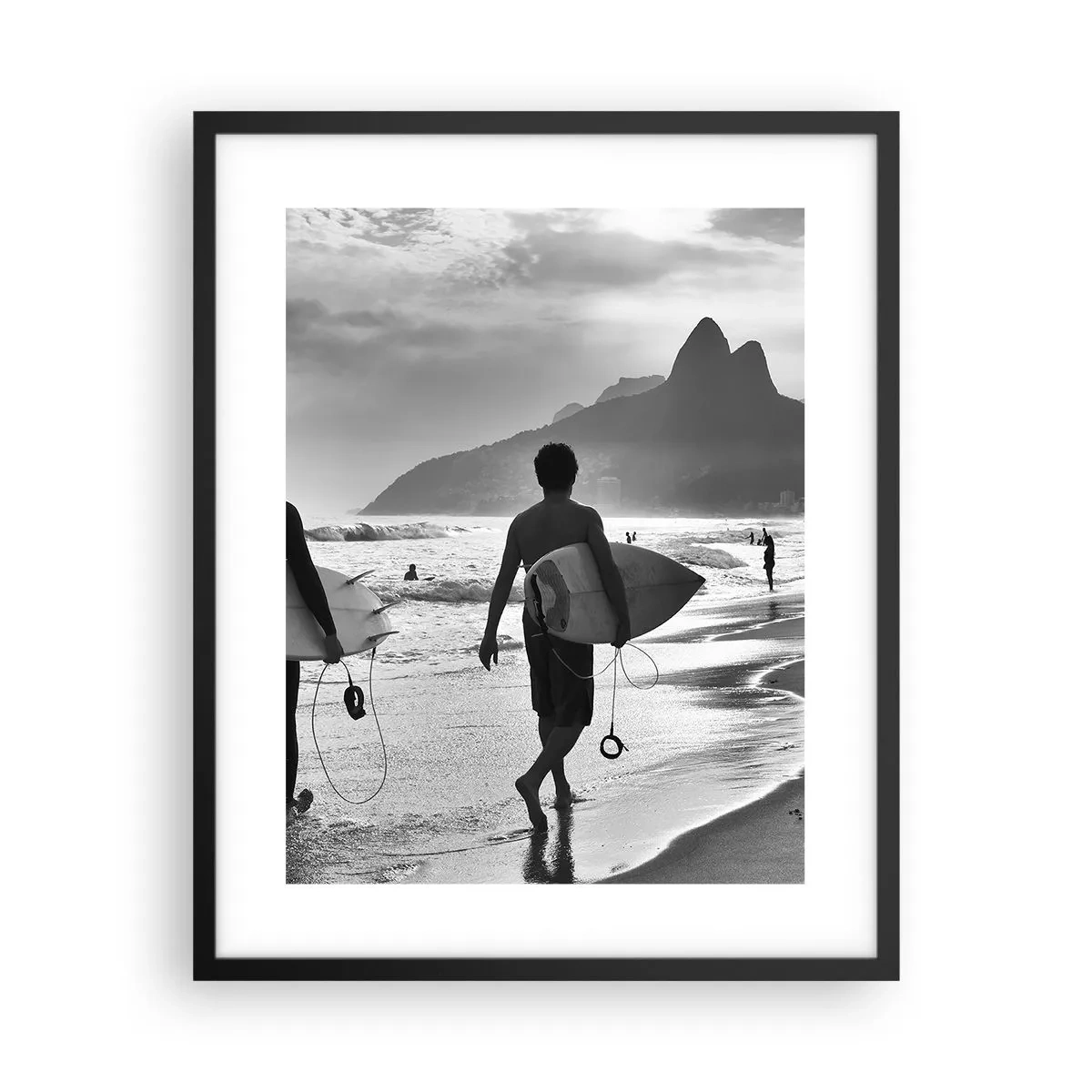 Poster în ramă neagră - Samba pentru un val - 40x50 cm