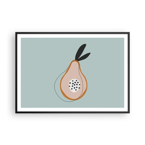 Poster în ramă neagră - Pătrunzând în natura lucrurilor - 100x70 cm