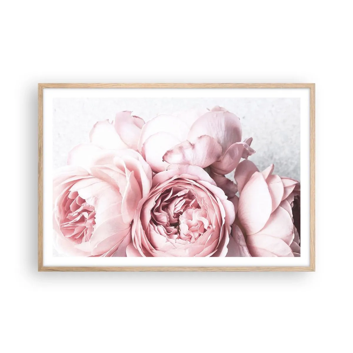 Poster în ramă de stejar deschis - Pentru romantici - 91x61 cm