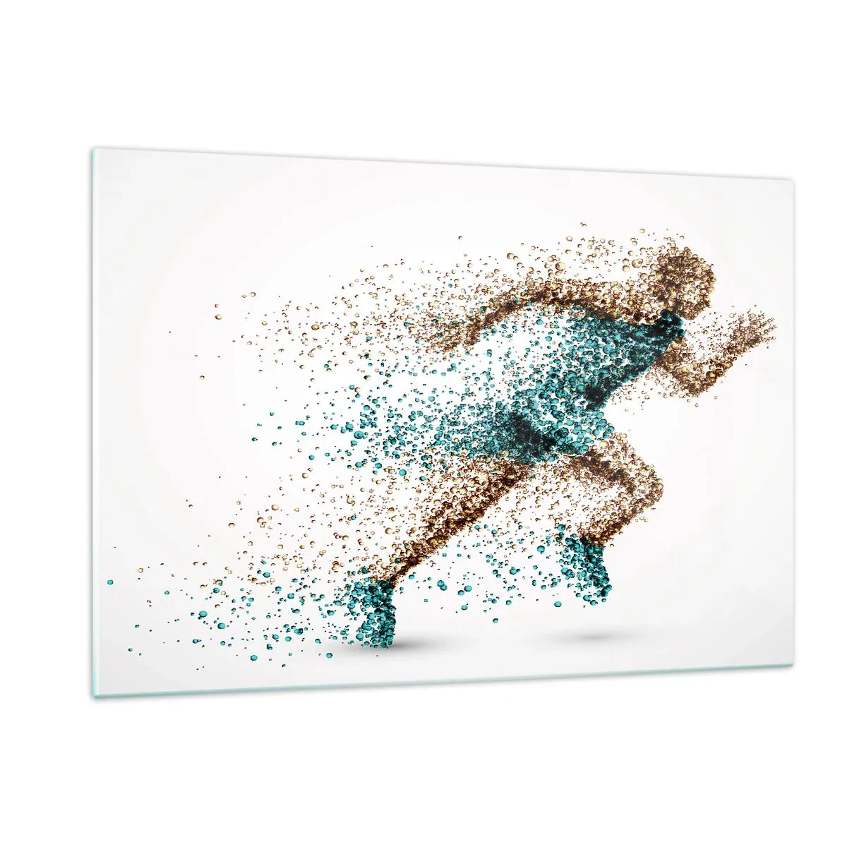 Tablou pe sticlă - Viața este o cursă - 120x80 cm