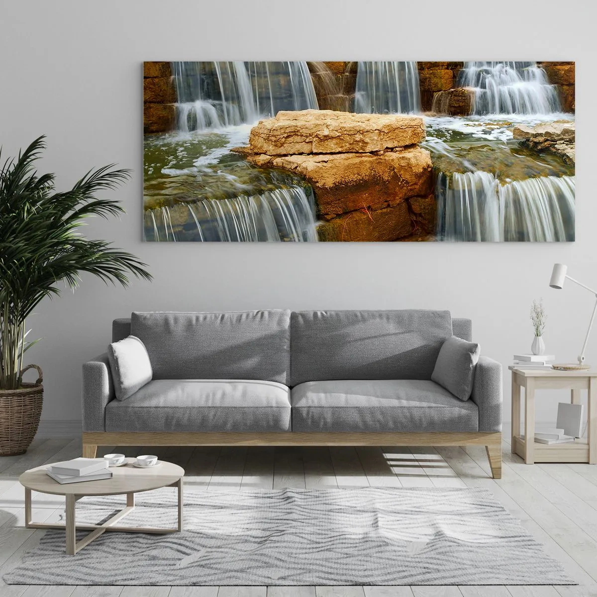 Tablou pe sticlă - Scara către cer - 90x30 cm