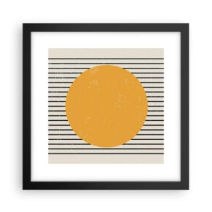 Poster în ramă neagră - Puterea simplității - 30x30 cm